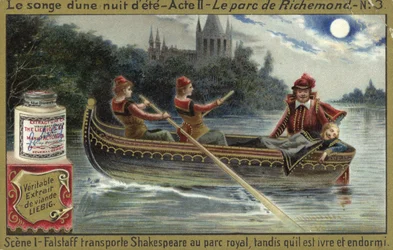 Scène uit Een Midzomernachtsdroom, een opera van Ambroise Thomas